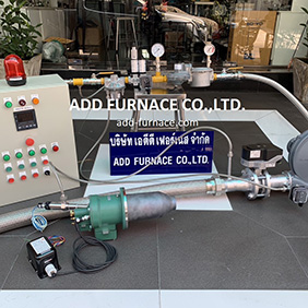 Yamataha TJ series Burner for Heating and Holding Aluminum Crucible